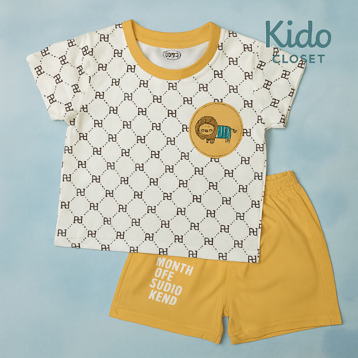 Printed T-Shirt & Shorts