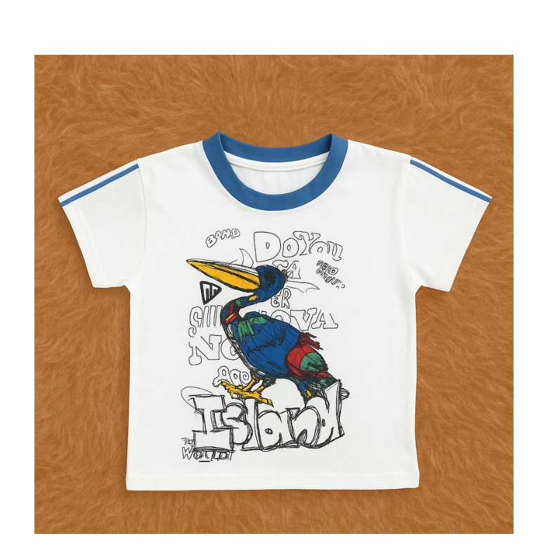 Toddler Boys Summer Bird T-Shirt & Shorts