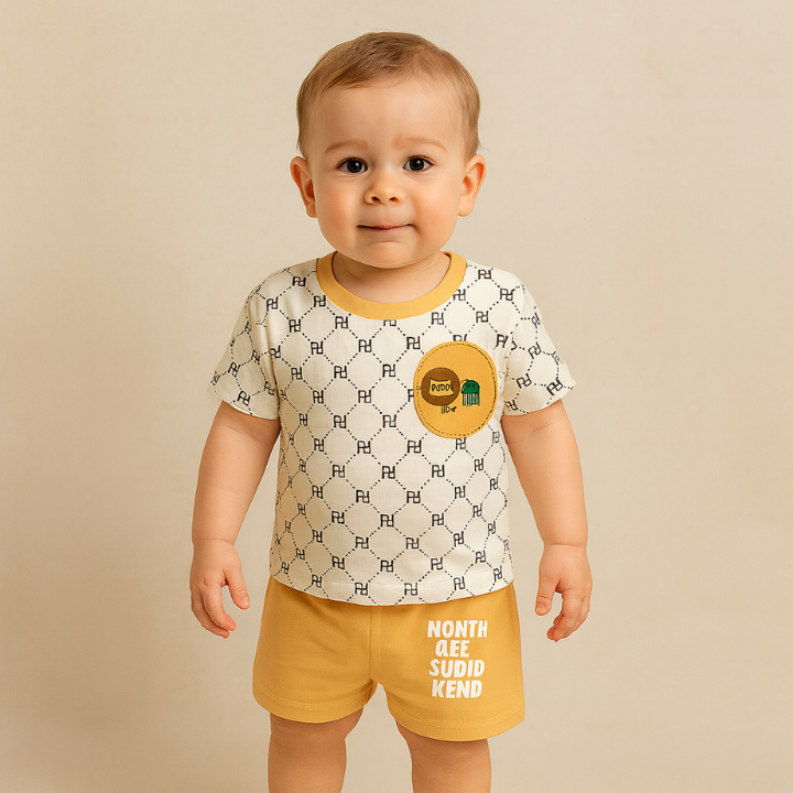 Printed T-Shirt & Shorts