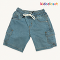 Denim Cargo Shorts for Boys – Soft & Stylish