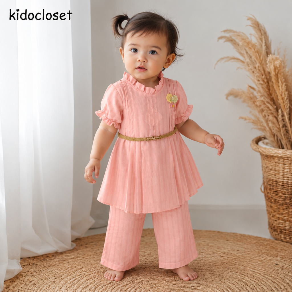 Soft & Stylish Co-Ord Set for Little Girls