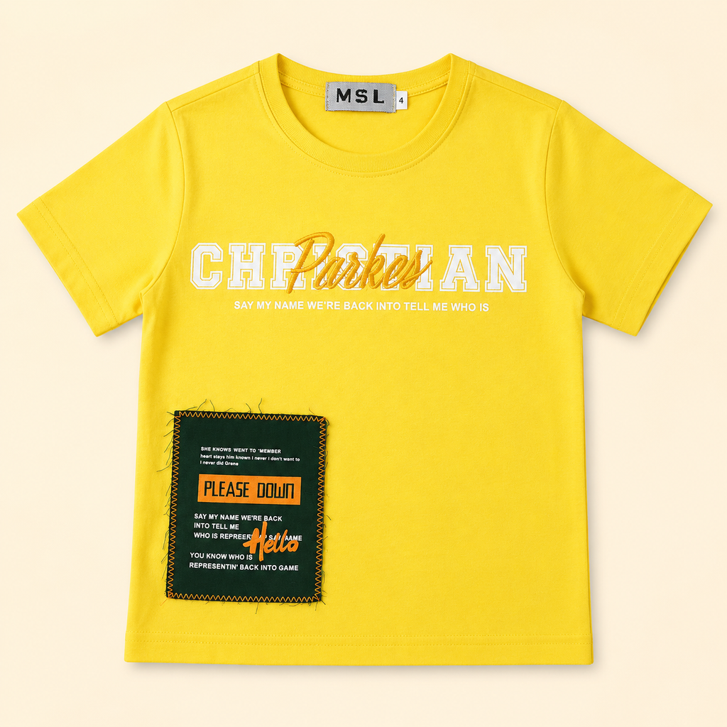 Bright Yellow Tee – Fun, Fresh & Full of Sunshine Style