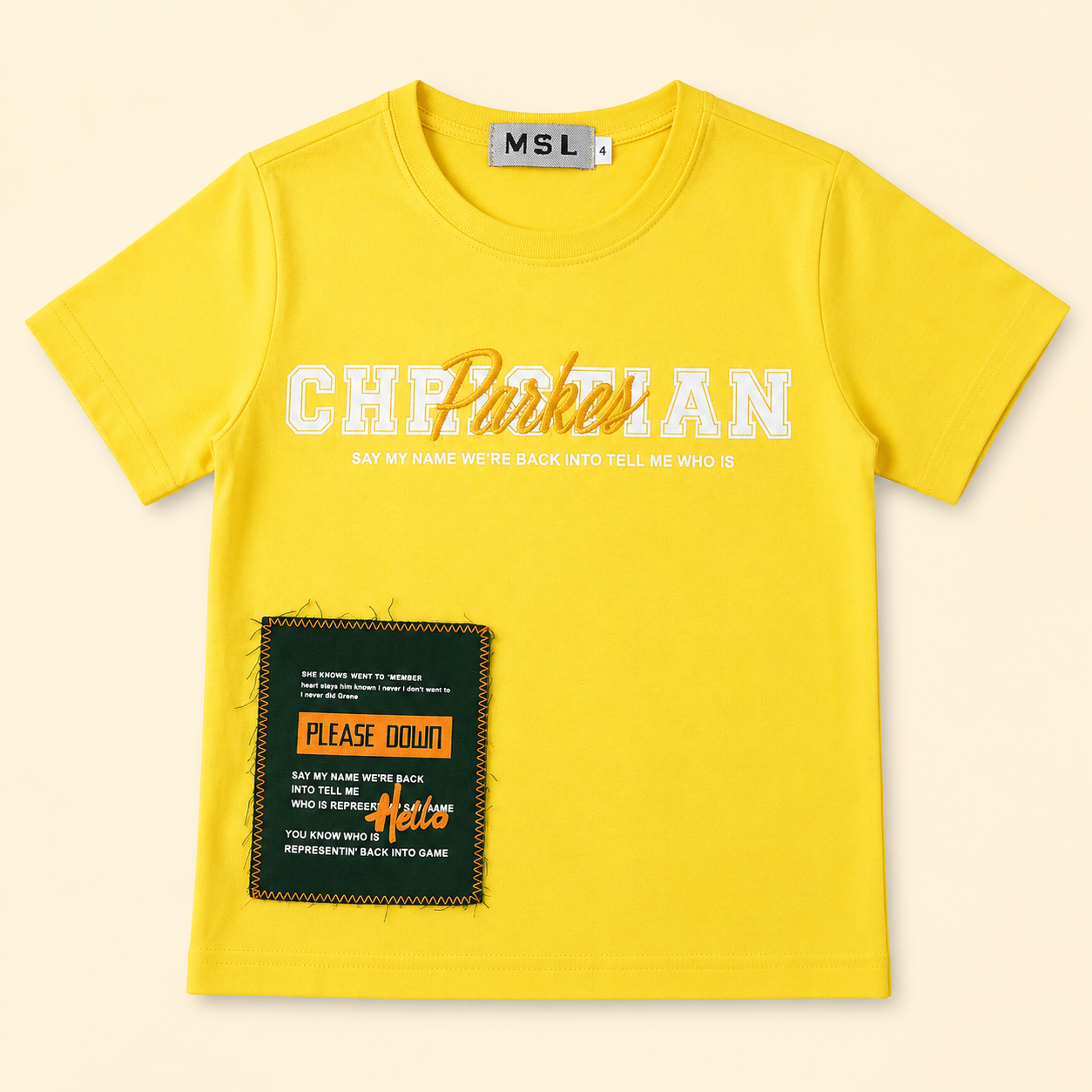 Bright Yellow Tee – Fun, Fresh & Full of Sunshine Style