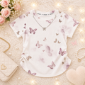 Butterfly Dreams Girls T-Shirt Blended Cotton