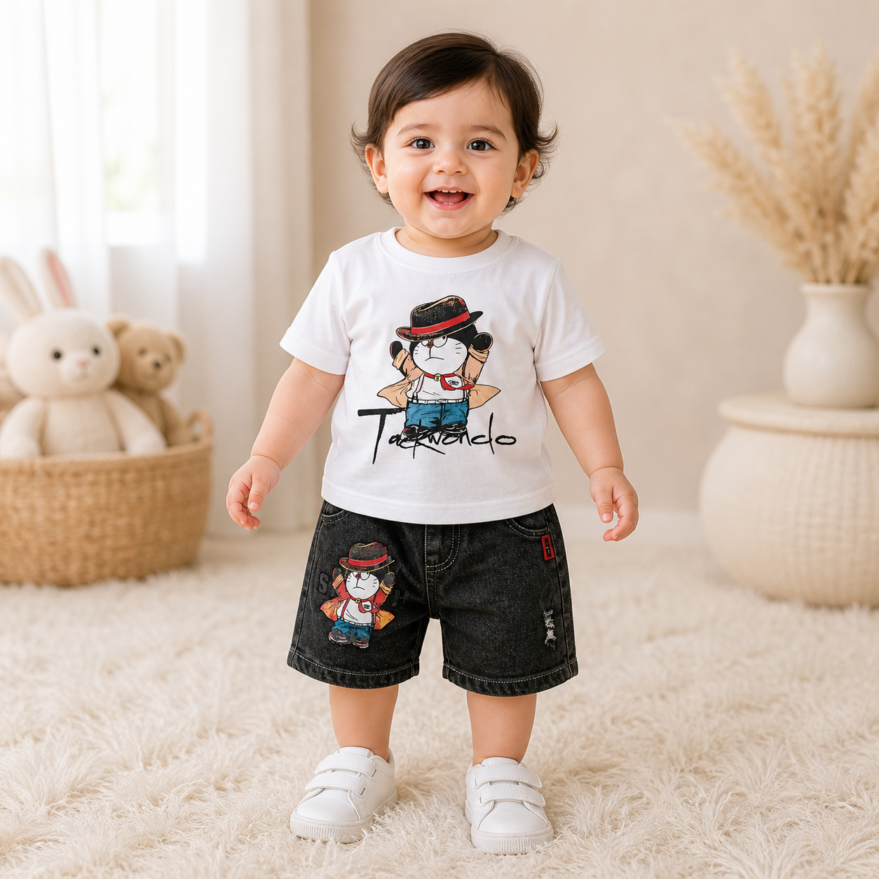 Mini Trendsetter T-Shirt & Shorts Set
