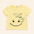 Girls' Smiley Bow T-Shirt