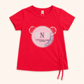 Girls' Cute Glitter Design T-Shirt
