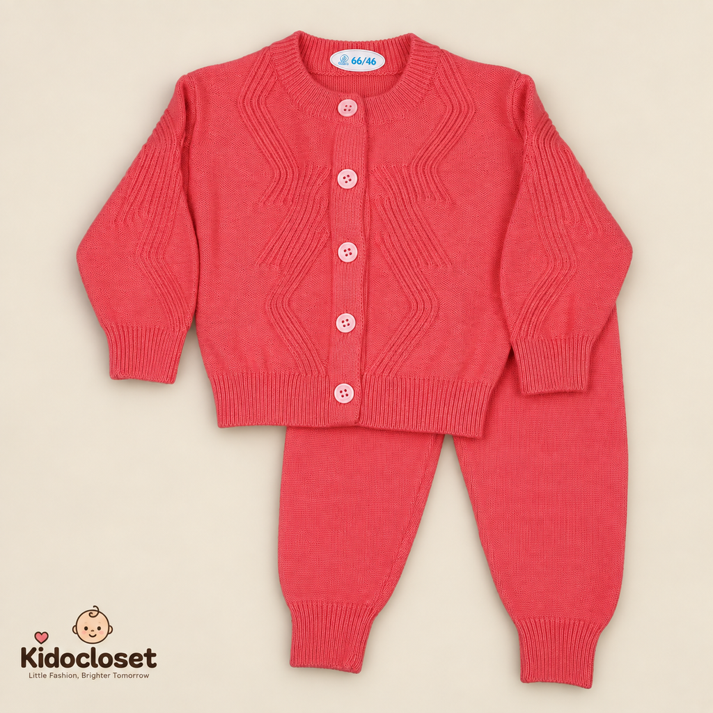 Kids Premium Knitted Wool 2-Piece Winter Set