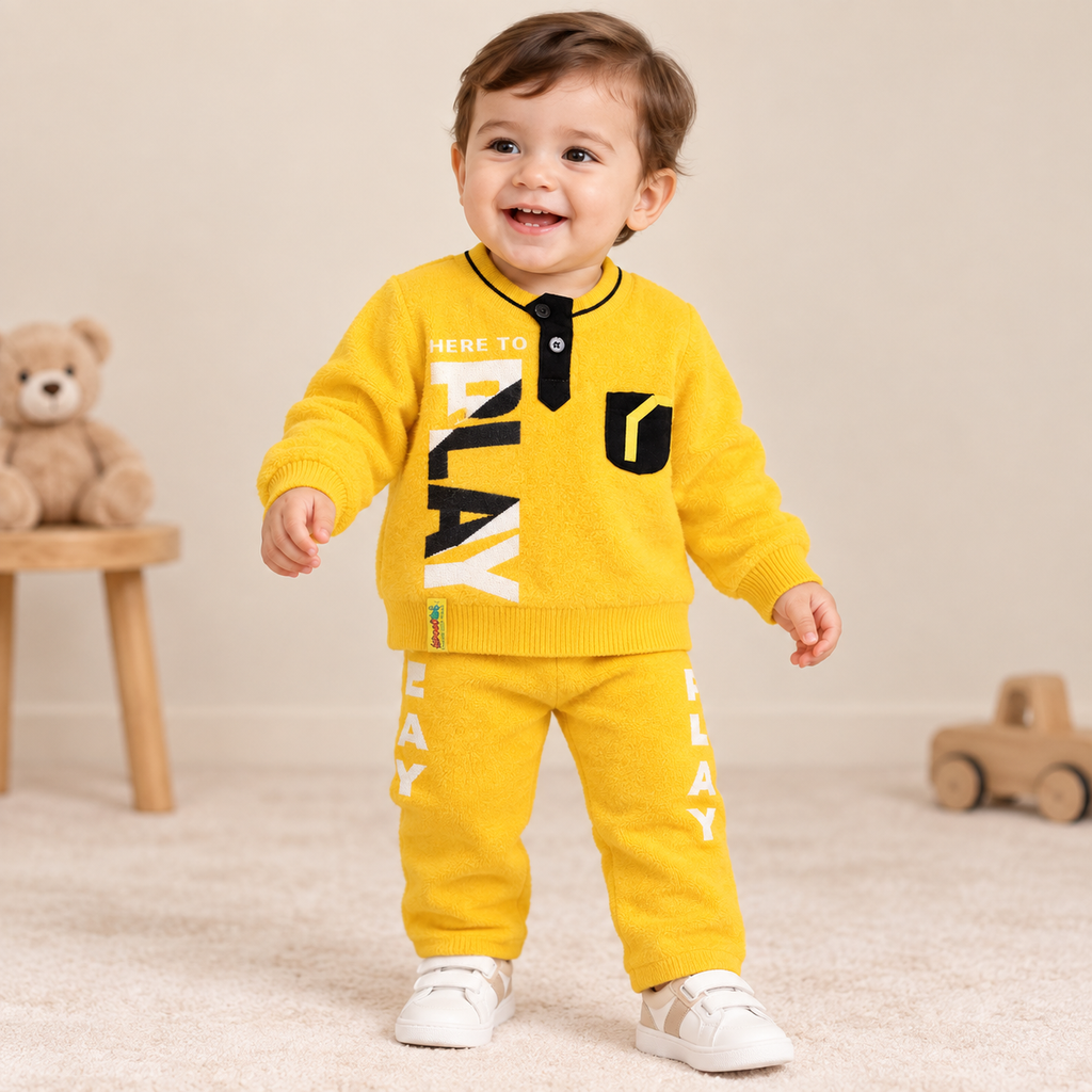Kids Woolen Sweater & Trouser Set – Winter Collection