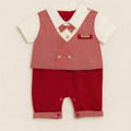 Baby Boys Romper with Bow Tie