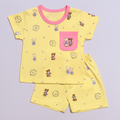 Baby Girls Cute Teddy Bear Summer Set