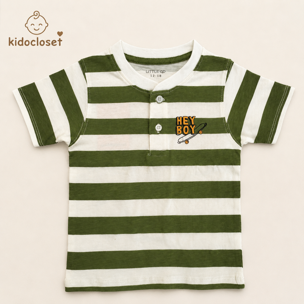 Striped Baby T-Shirt – Soft Cotton Casual Wear