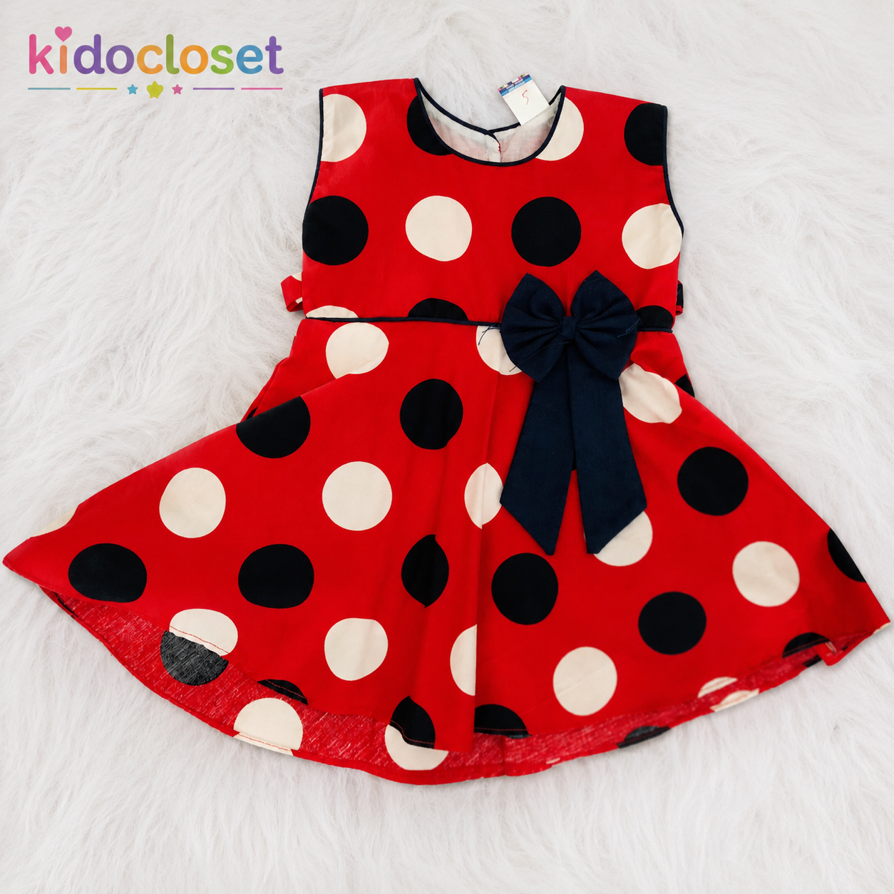 Girls Polka Dot Frock with Matching Leggings