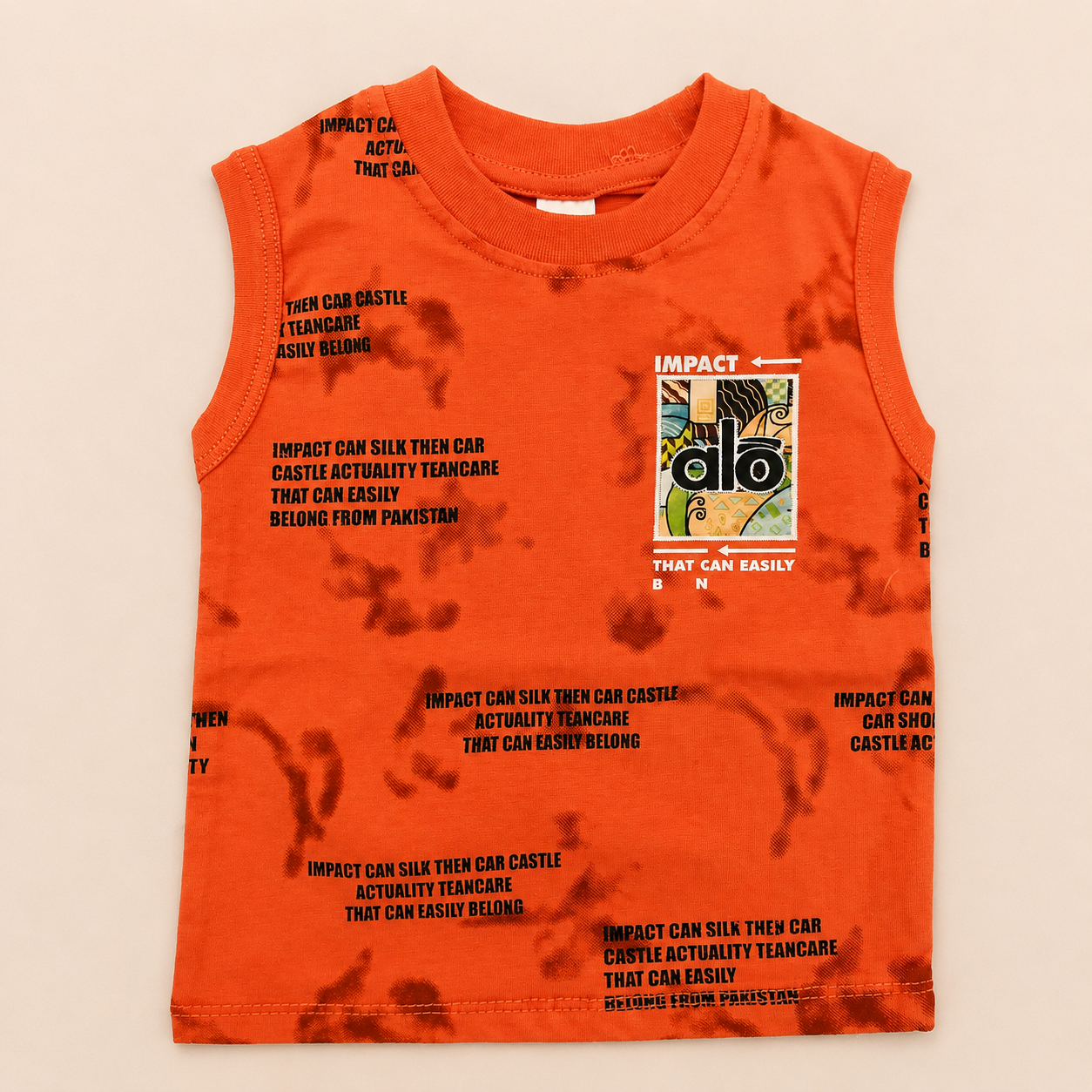 Boys Sleeveless T-Shirt & Shorts Set