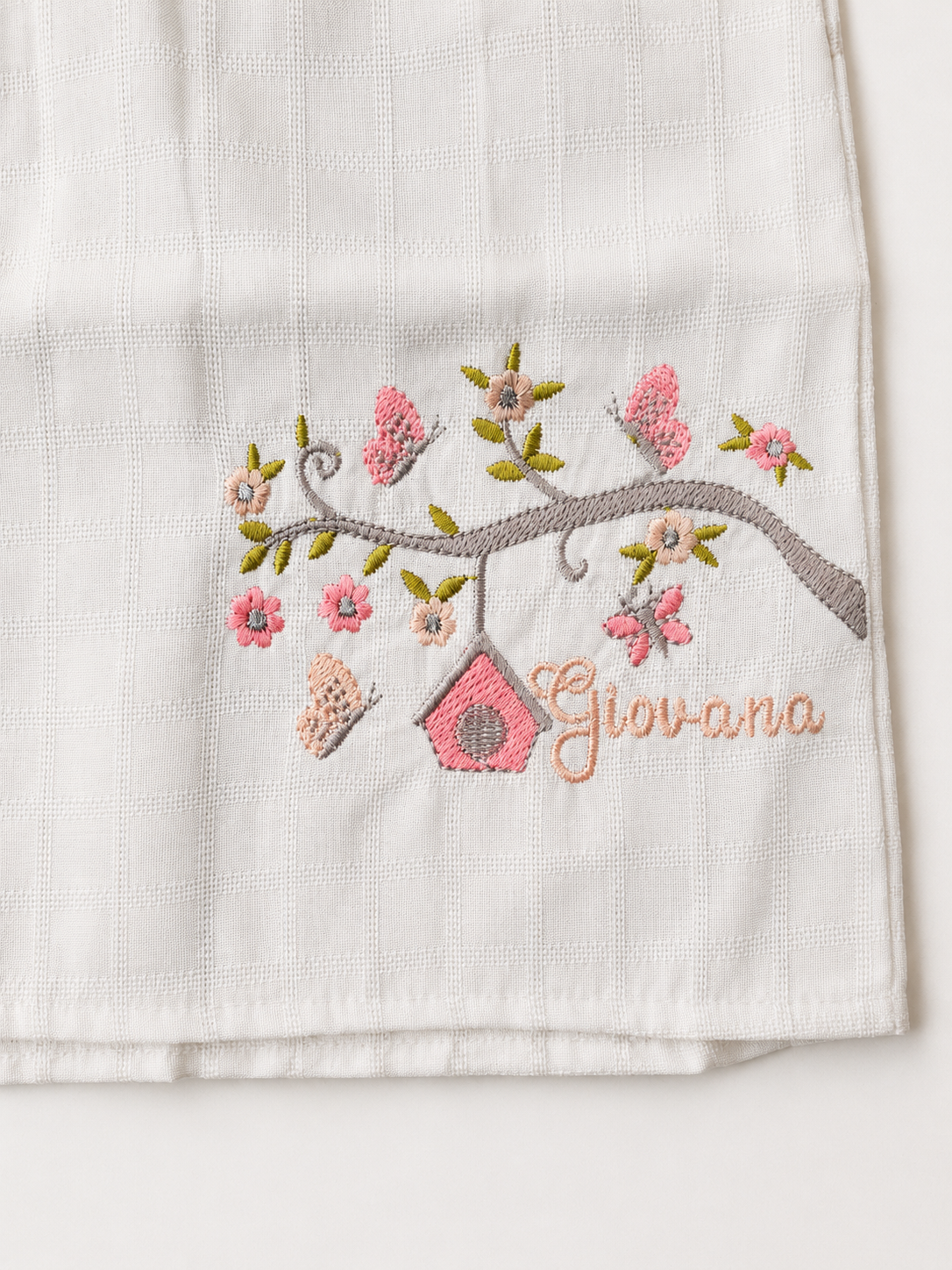 Baby Girls' Embroidered Top & Eyelet Skirt Set
