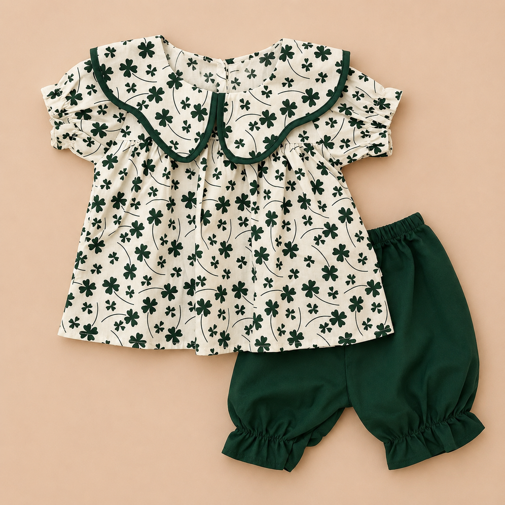 Clover Garden Two-Piece Baby Set
