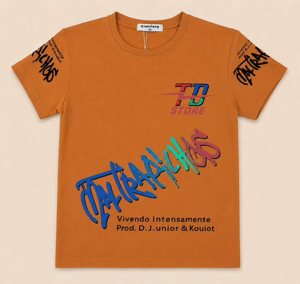 Trendy Streetwear Tee for Confident Young Explorers