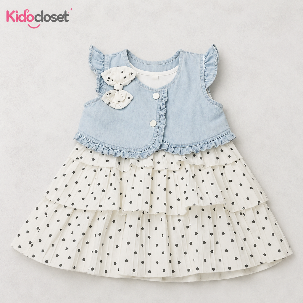 Polka Dot Baby Girl Party Dress