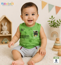 Boys Sleeveless T-Shirt & Shorts Set