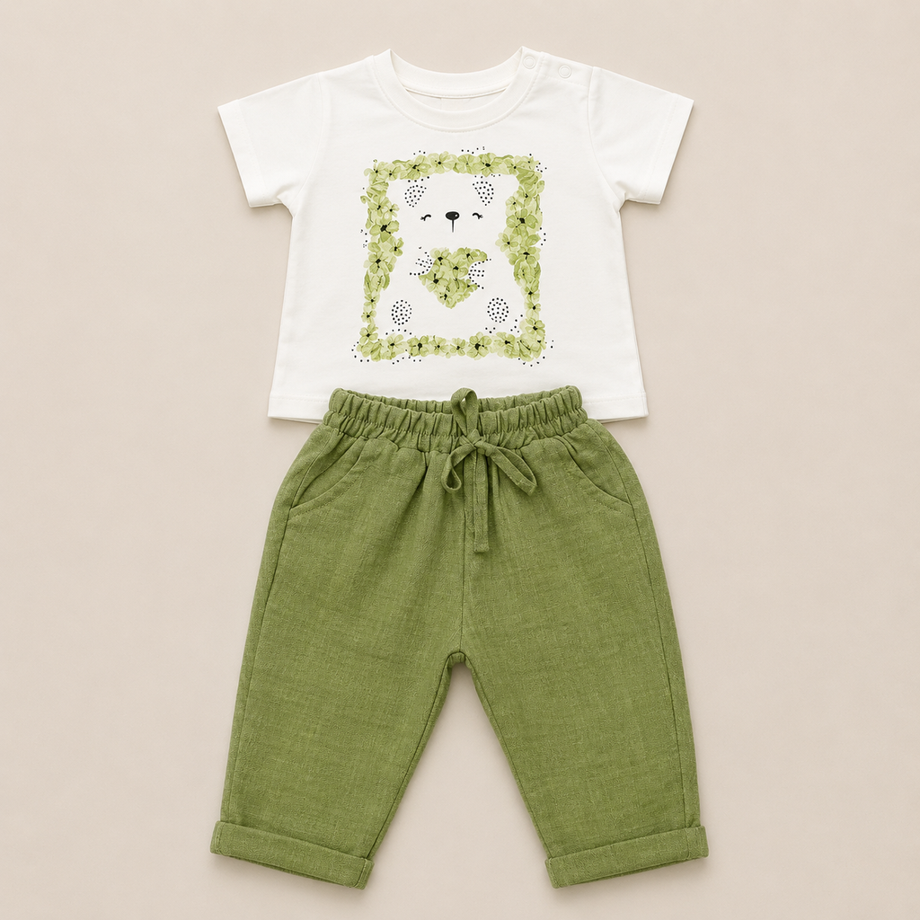 Baby Girls T-Shirt & Trouser