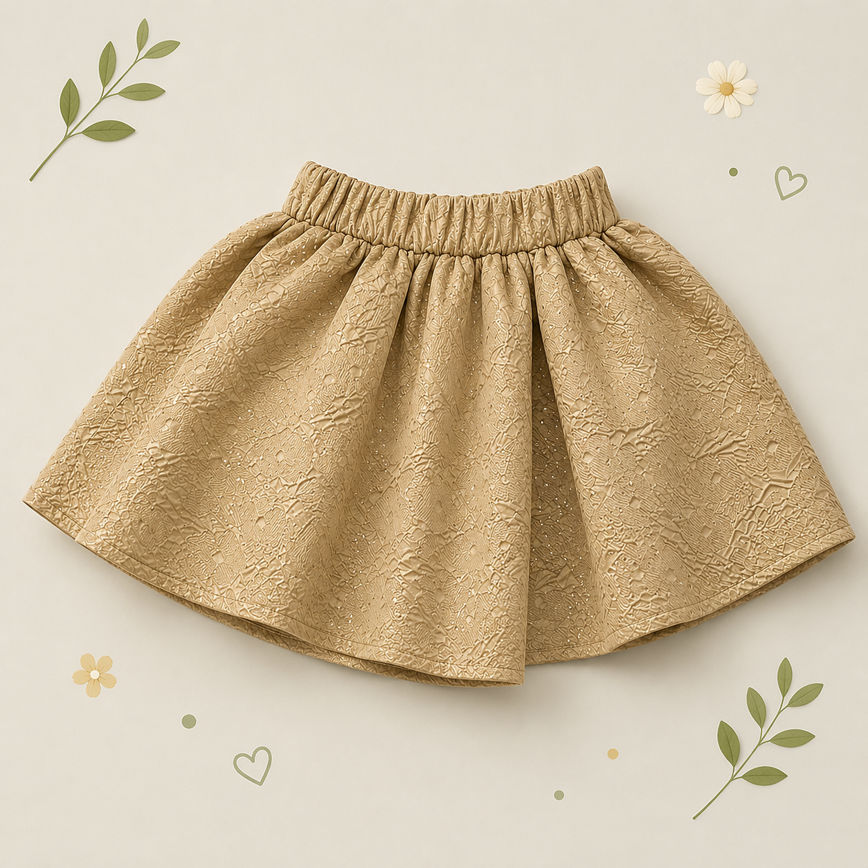 Baby Girls' Embroidered Top & Eyelet Skirt Set
