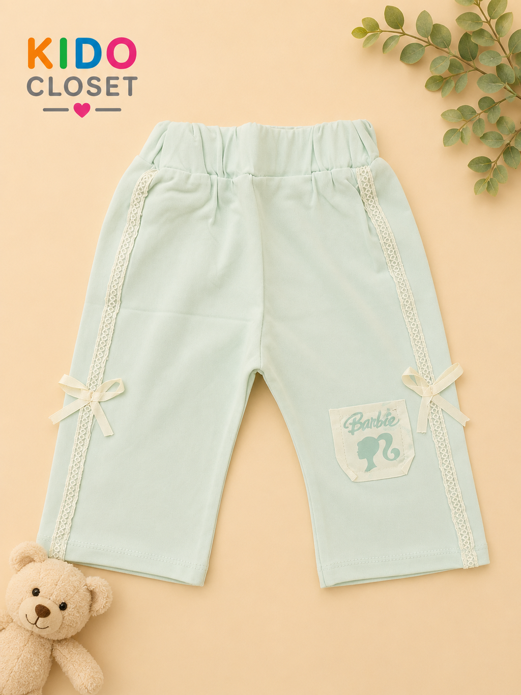 Girls Barbie Tie-Dye Top & Capri Pants Set