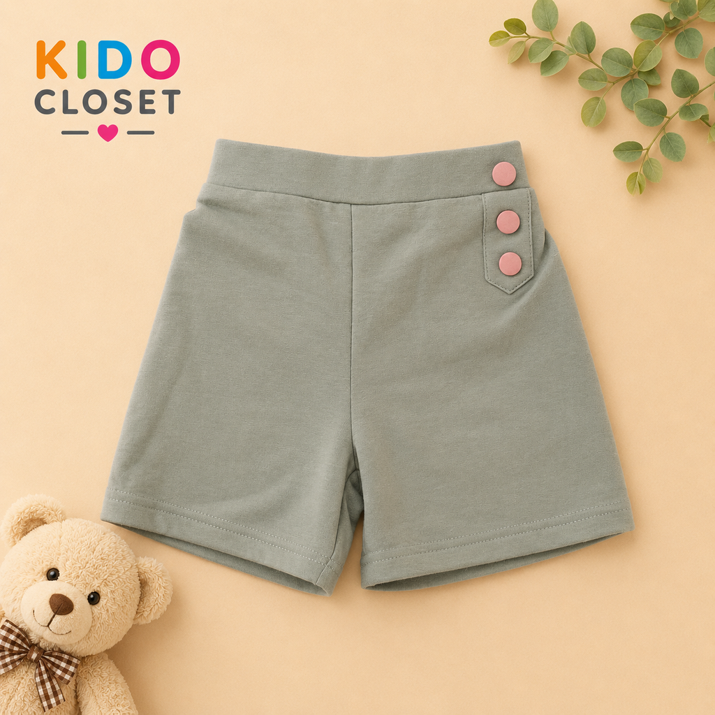 Girls Stay With Style Top & Shorts Set