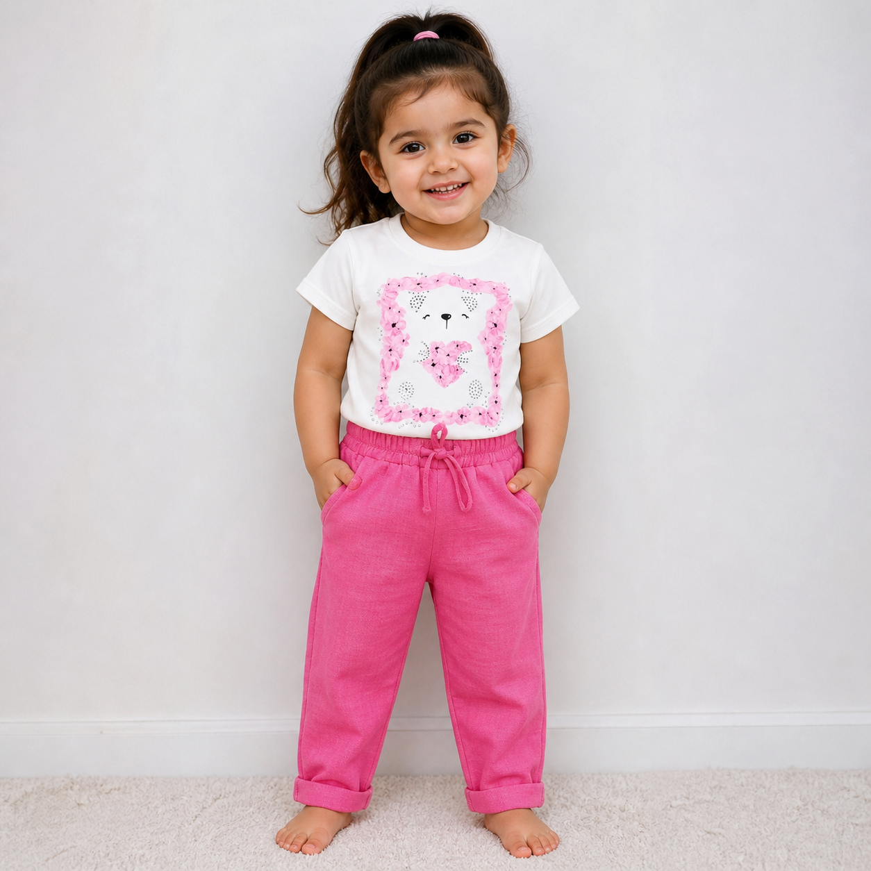 Baby Girls T-Shirt & Trouser