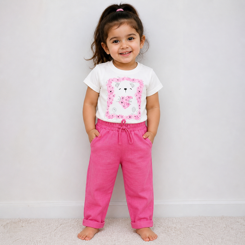 Baby Girls T-Shirt & Trouser