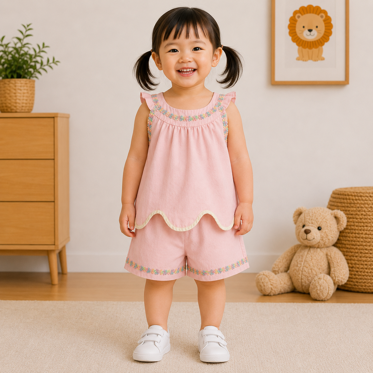 Girls Floral Summer Co-Ord