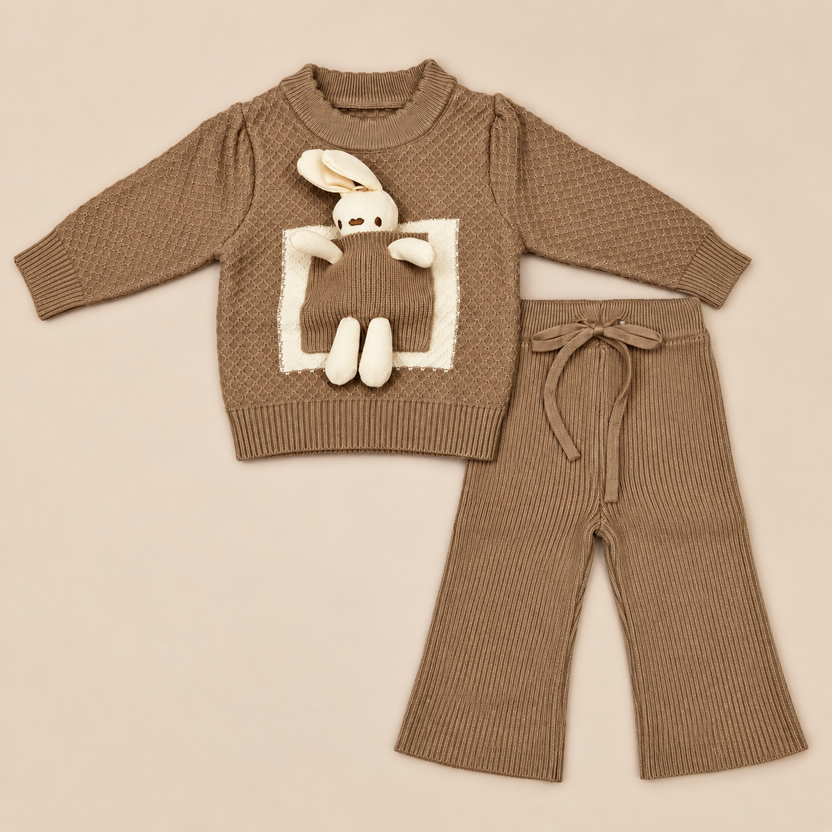 Baby Cozy Knitted Wool 2-Piece Set