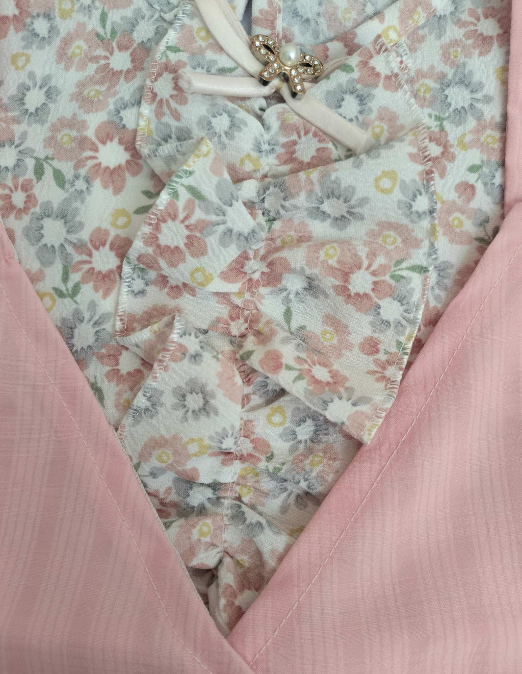Sweet Floral Co-Ord Set for Little Girls