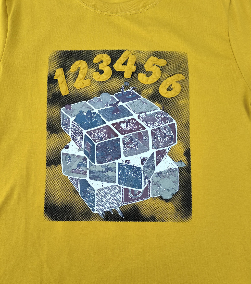Bright Yellow Graphic Tee for Fun Everyday Adventures