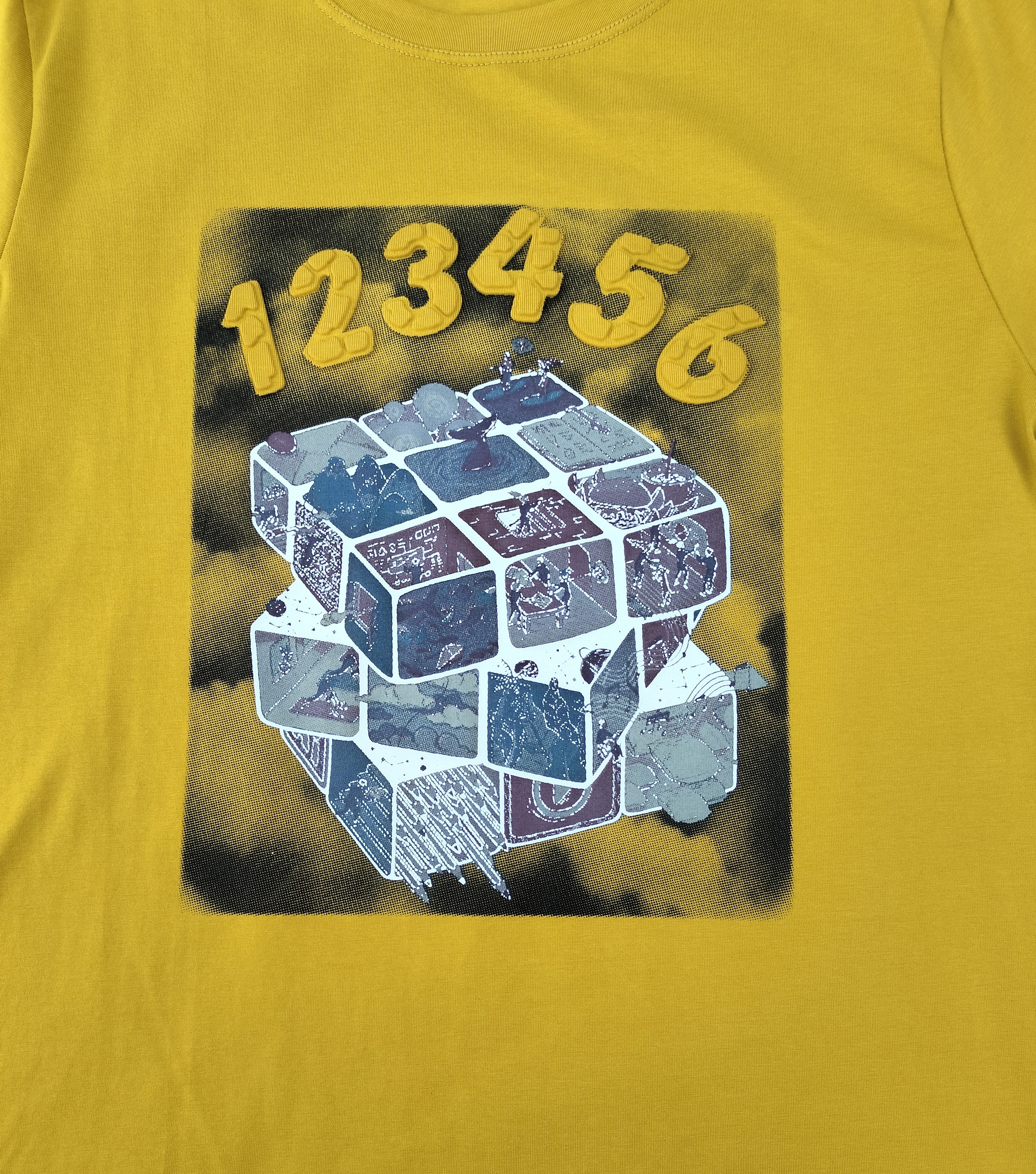 Bright Yellow Graphic Tee for Fun Everyday Adventures