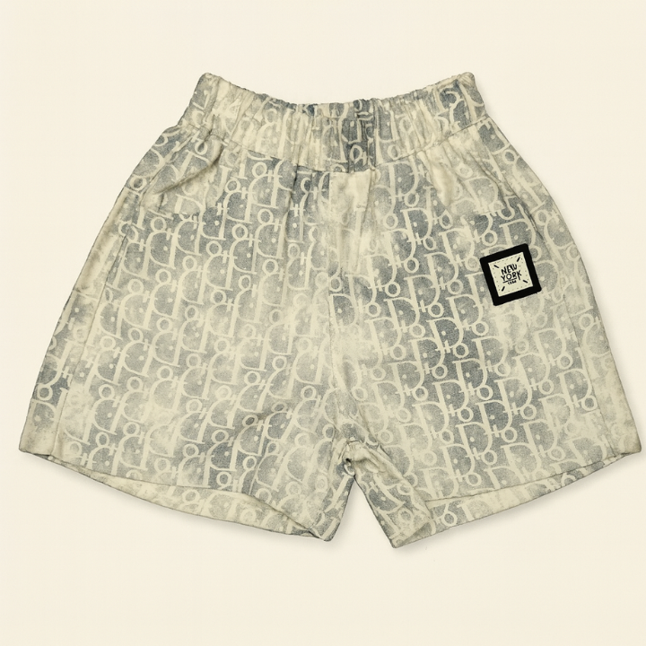 Toddler Boys’ 2 Piece Outfit –Printed Shirt & Shorts Set