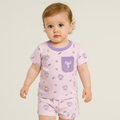 Cute Lavender Baby T-Shirt & Shorts Set