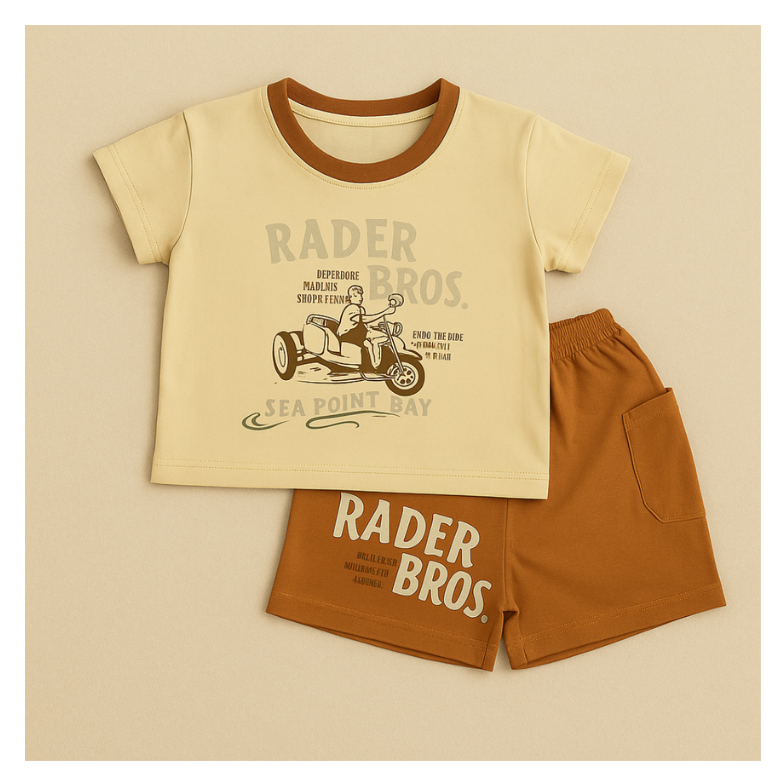 Boys Outfit –T-Shirt & Shorts Set