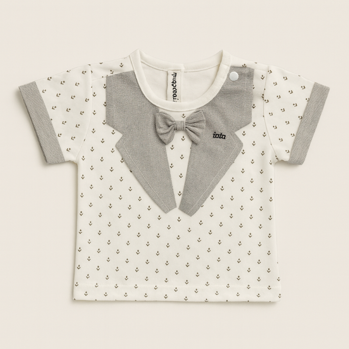 Baby Unisex’ Formal Style 2-Piece Outfit (Shirt & Shorts)