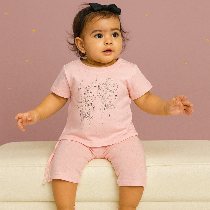 Toddler Girls Summer Outfit – 2-Piece Set