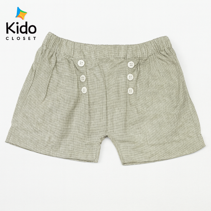 Baby Unisex’ Formal Style 2-Piece Outfit (Shirt & Shorts)