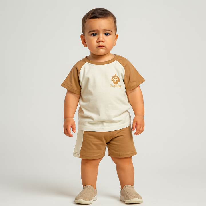 Baby Outfit Set – T-Shirt & Shorts