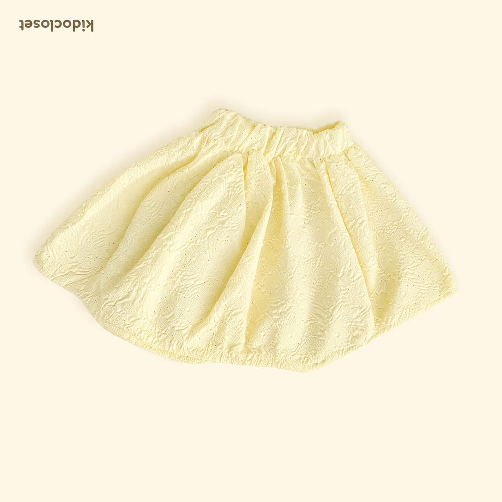 Baby Girls' Embroidered Top & Eyelet Skirt Set