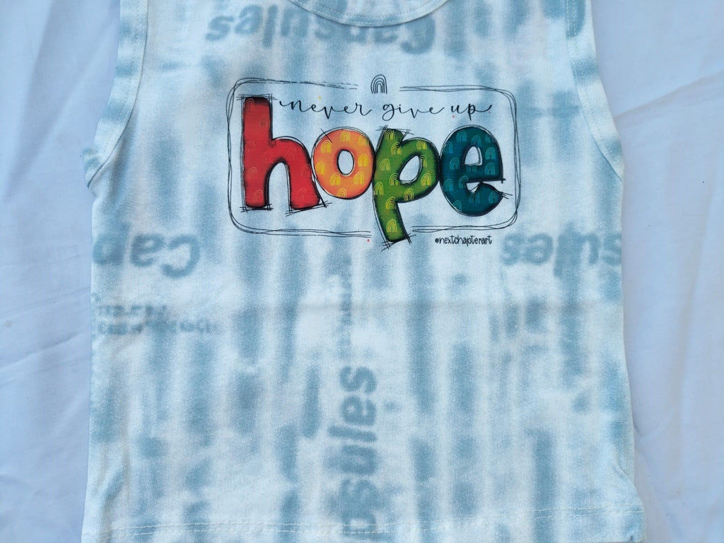 Boys Hope Sleeveless T-Shirt & Shorts Set