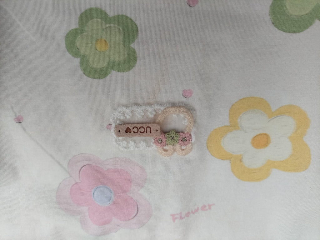 Girls Floral Print T-Shirt