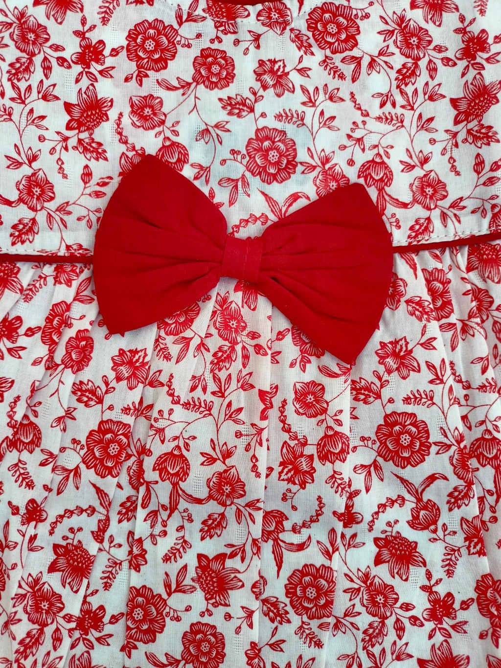 Floral Baby Girl Dress Set – Elegant Bow Party Outfit