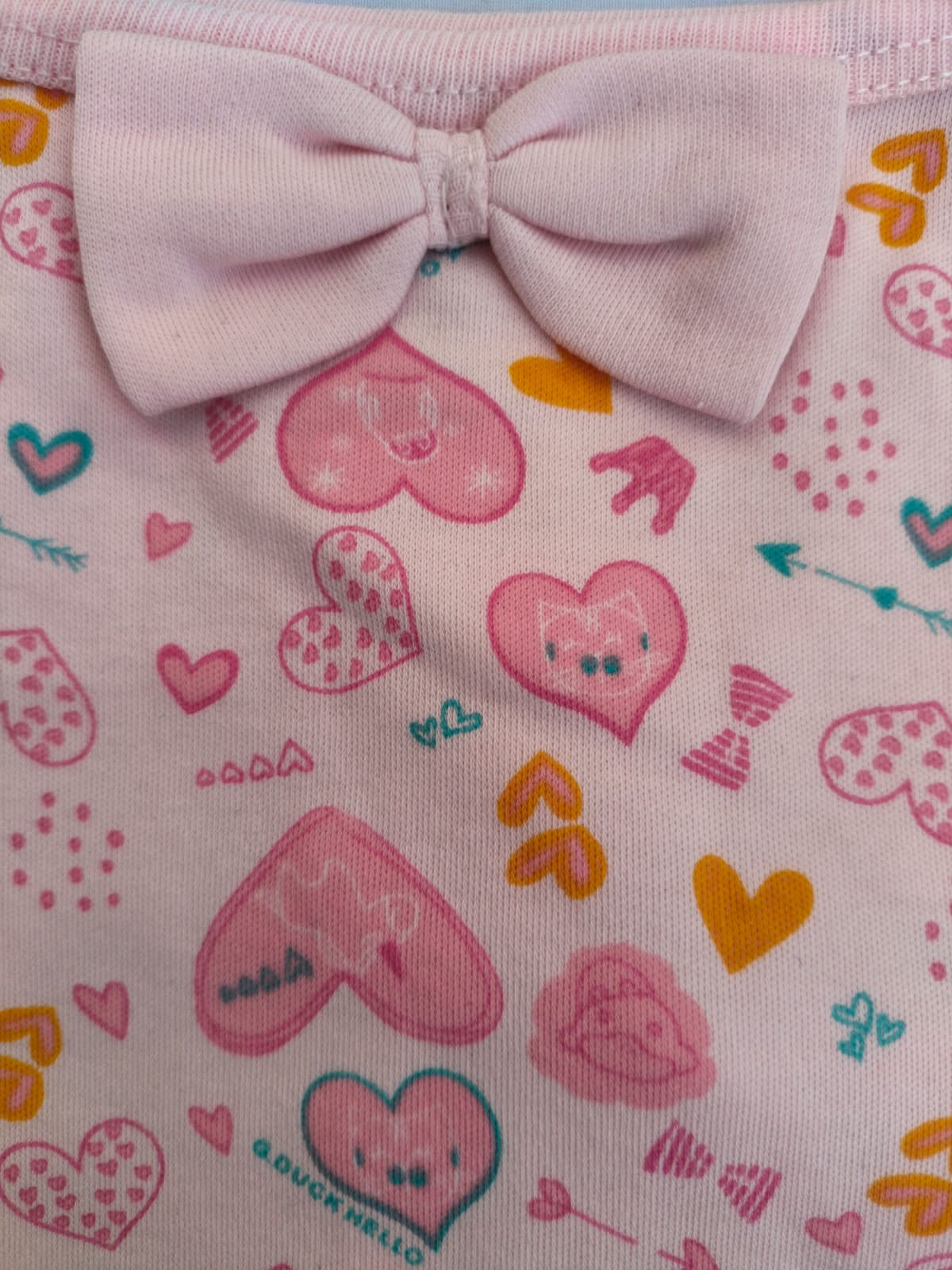 Baby Girl Summer Set – Soft Blended Cotton Top & Shorts