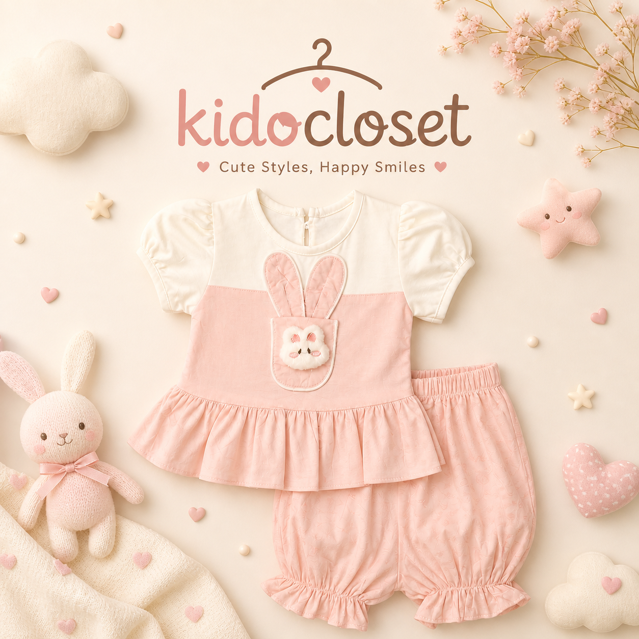 Pink Bunny Set