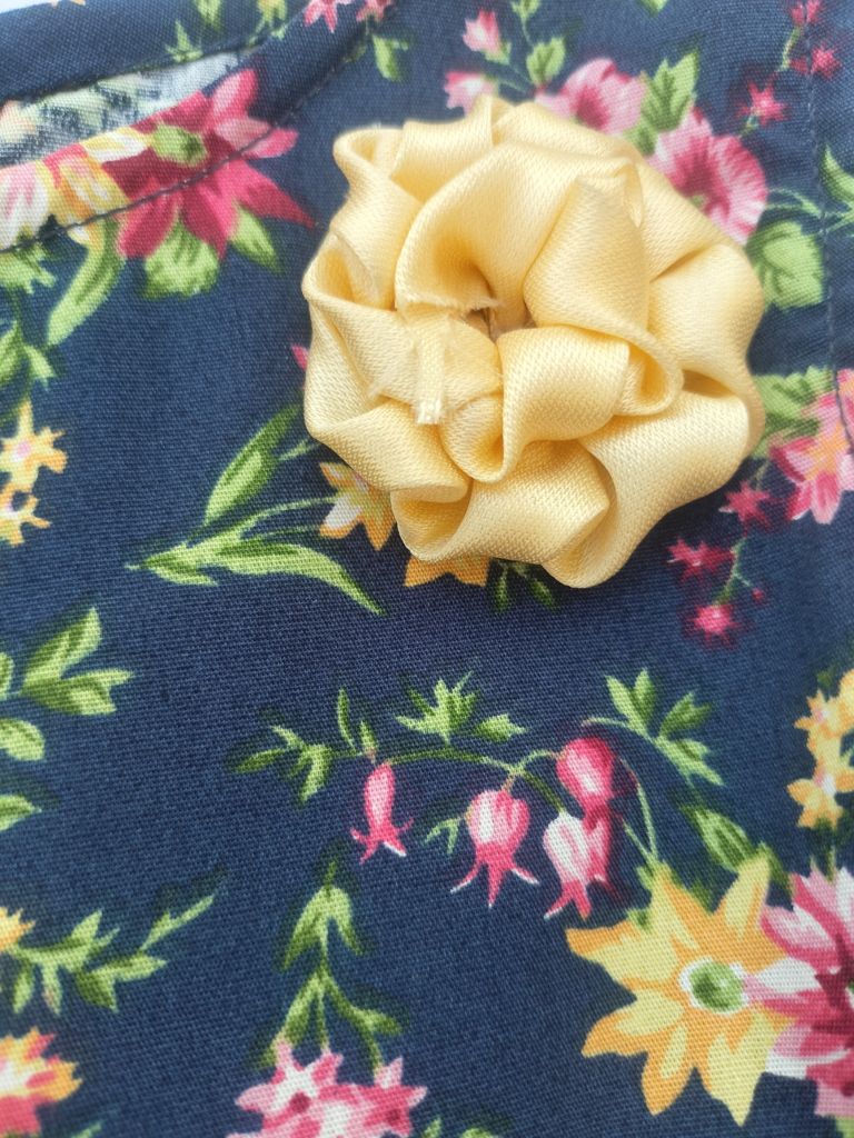 Girls Floral Ruffle Dress with Bloomer Set